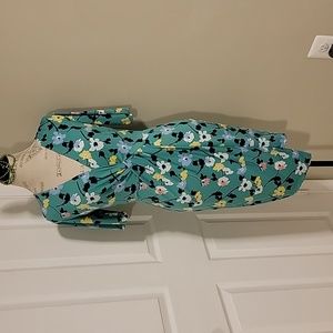 Banana Republic women's green floral dress Size Small